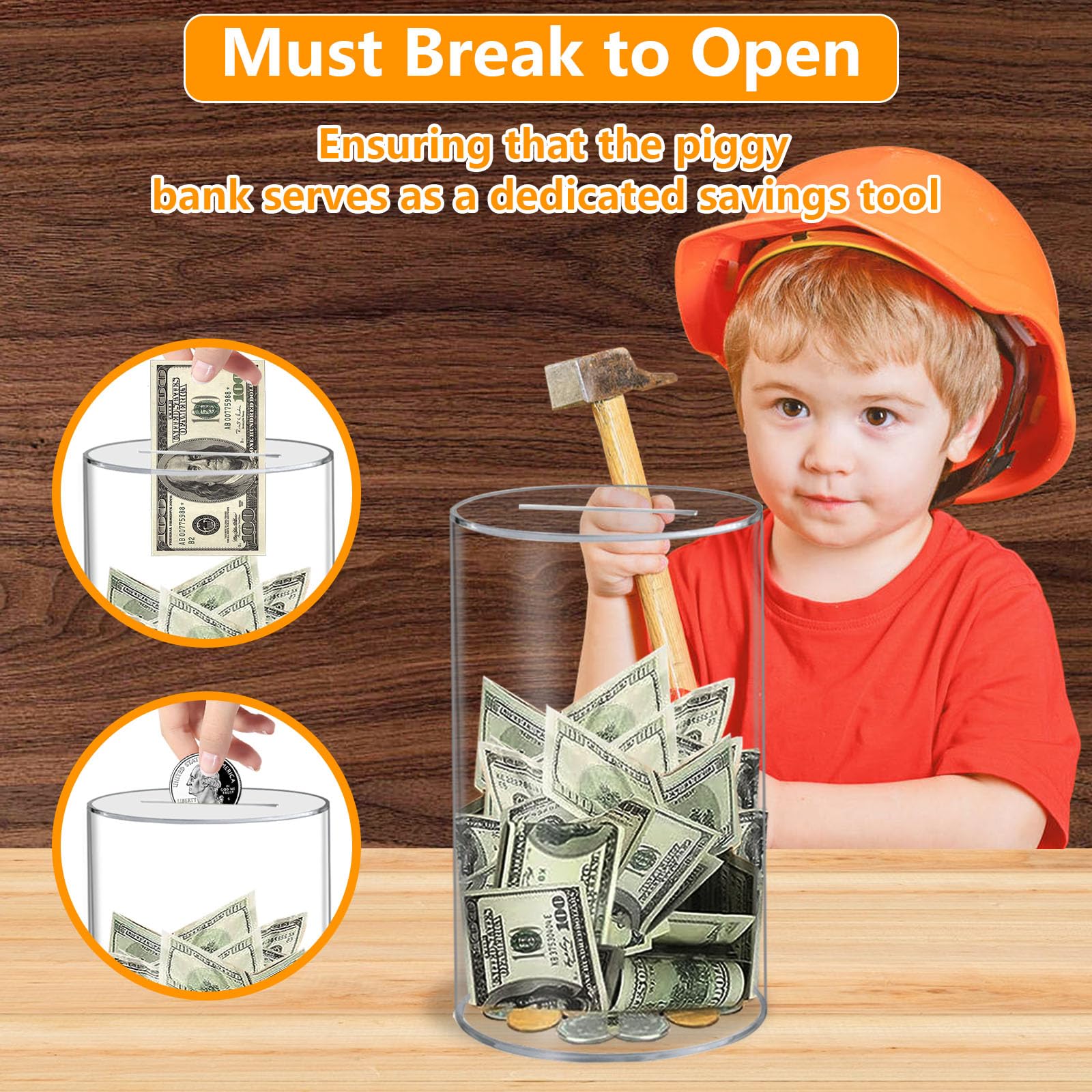 Totola DIY piggy bank with stickers and paint for personalized savings.