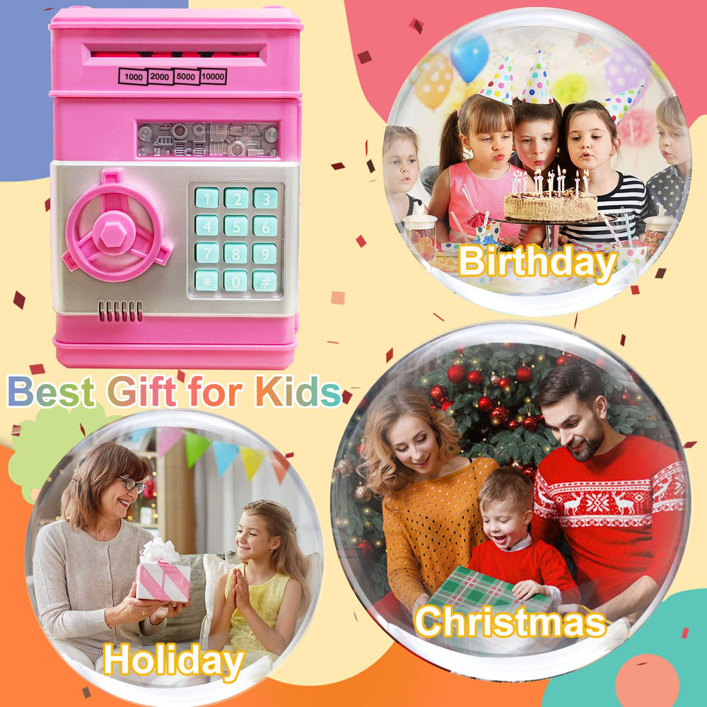 Totola Piggy Bank offers a gift-ready design that encourages healthy savings habits.