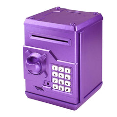 Totola piggy bank mini ATM accepting cash for kids' savings.