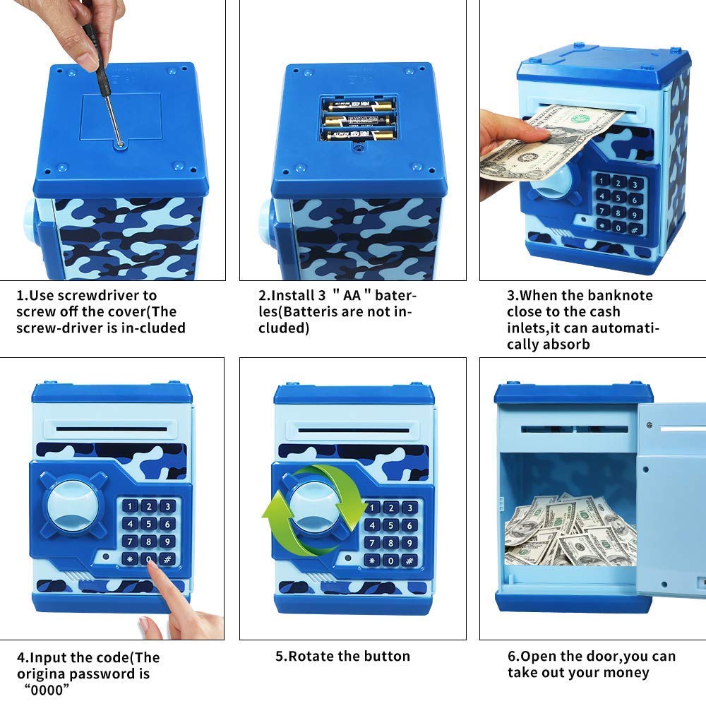 Totola Piggy Bank safe material, kid-friendly and durable.