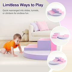 TOTPLAY soft mats provide cushioned surfaces for safe practice.
