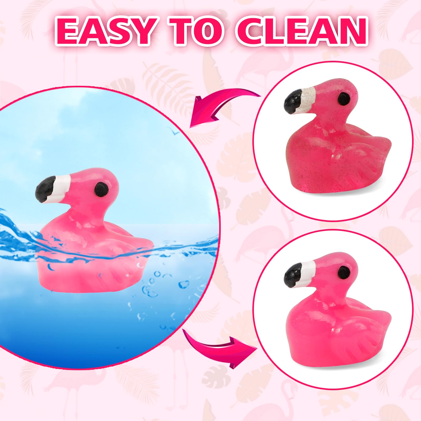 Touch Top cake topper flamingo ducks for decorating cakes and events