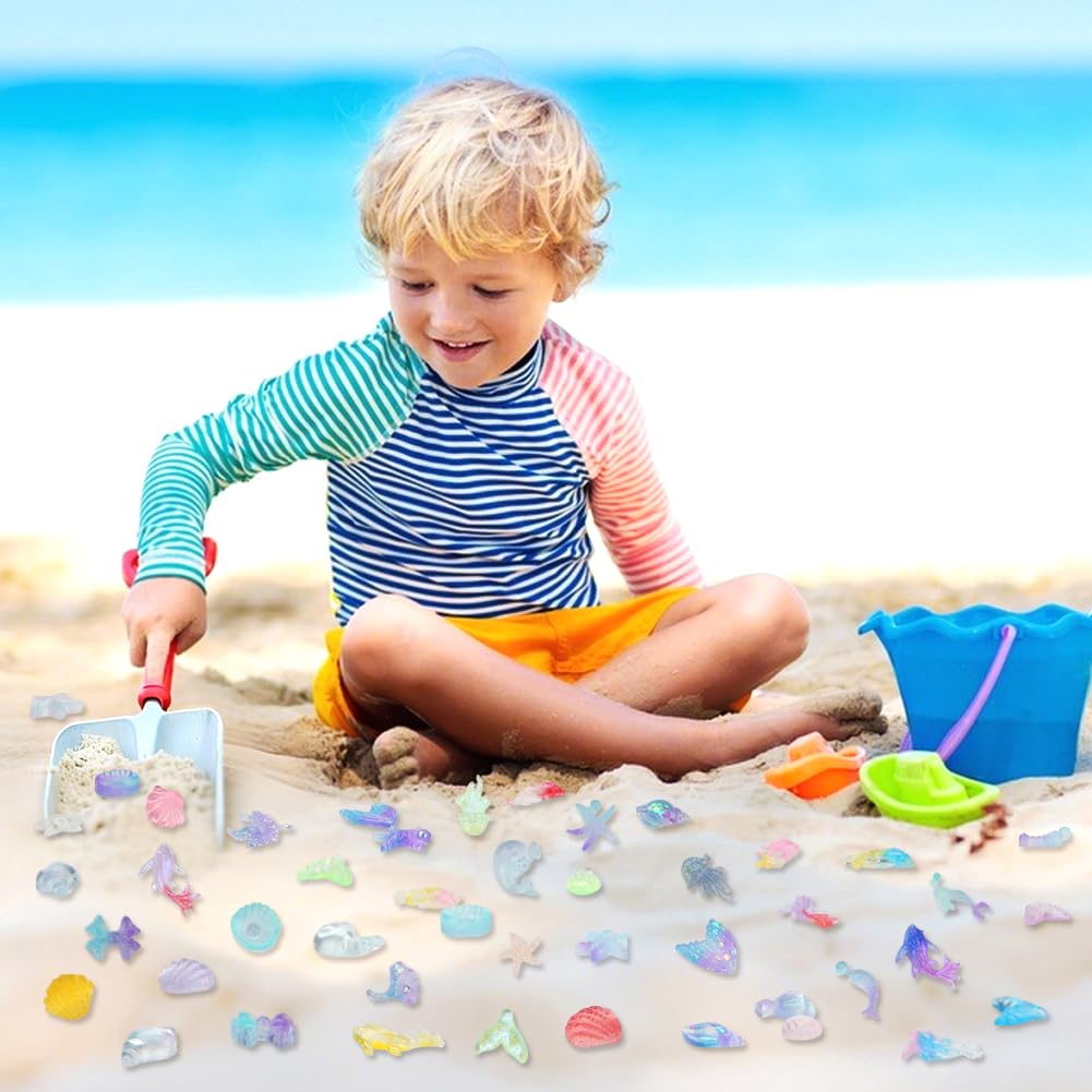 TOUCH TOP mini ocean animals octopus figure, tiny charms for dollhouses and cake toppers.