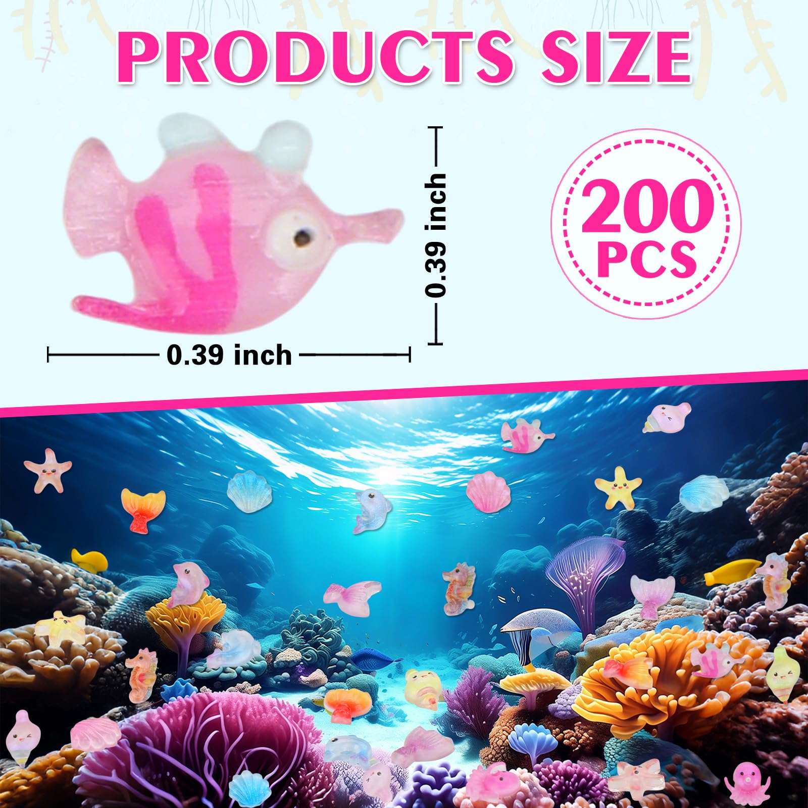 Touch Top Ocean dolphin mini figure enhances DIY crafts and aquarium accents.