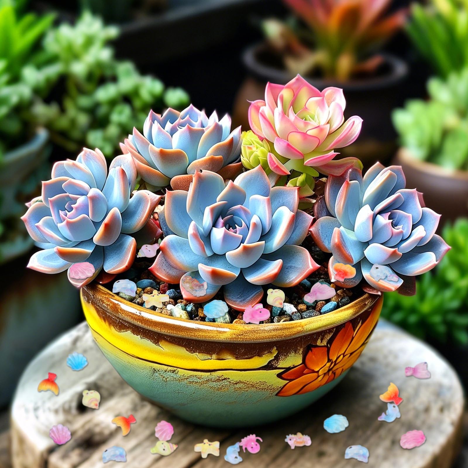 Touch Top Ocean starfish mini figure brightens terrariums and fairy gardens.