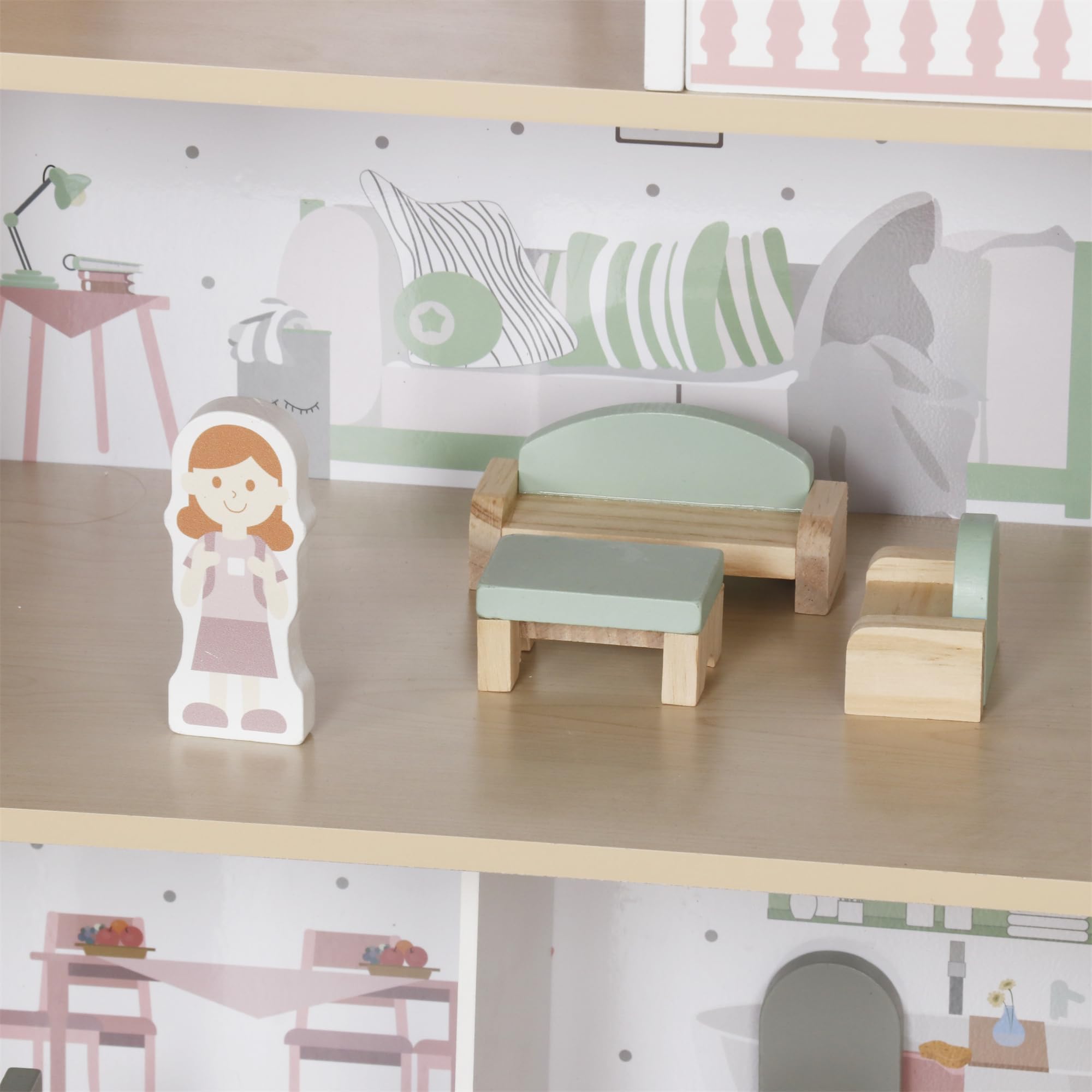 Touch Us eco-friendly wood, safe for toddlers and compliant with standards.
