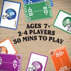 TOUCHDOWN team colors cards arranged for quick strategy moments