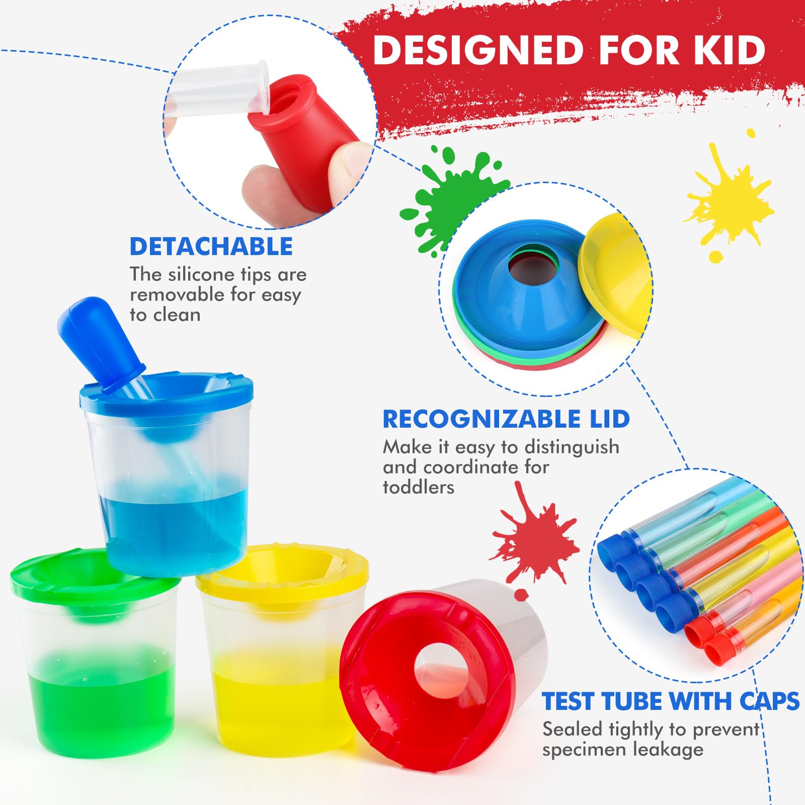TOUHKAN BPA-free Safe Plastic ensures worry-free, safe science play.