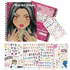 Toulideifaria sticker book front cover inspires creative dress-up and storytelling moments.