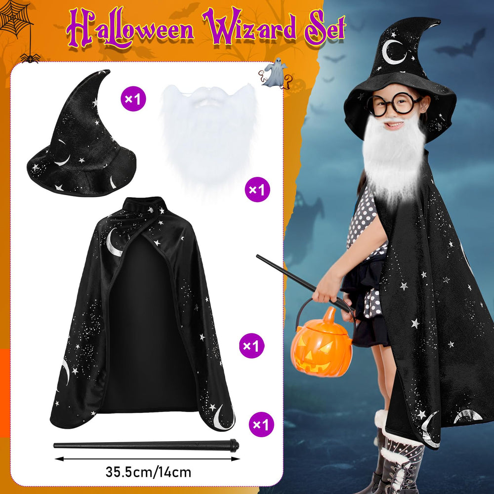 Toulite kids costume set, complete magical look for Halloween or parties.