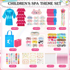 Toulite spa headbands demonstrating soft, secure fit for pampered party guests