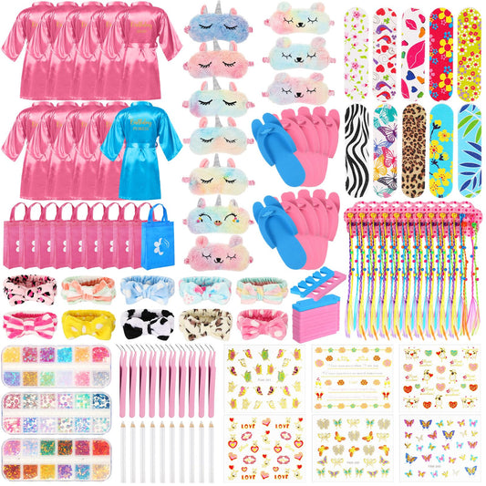 Toulite spa robes set displayed for a chic sleepover look and comfort.