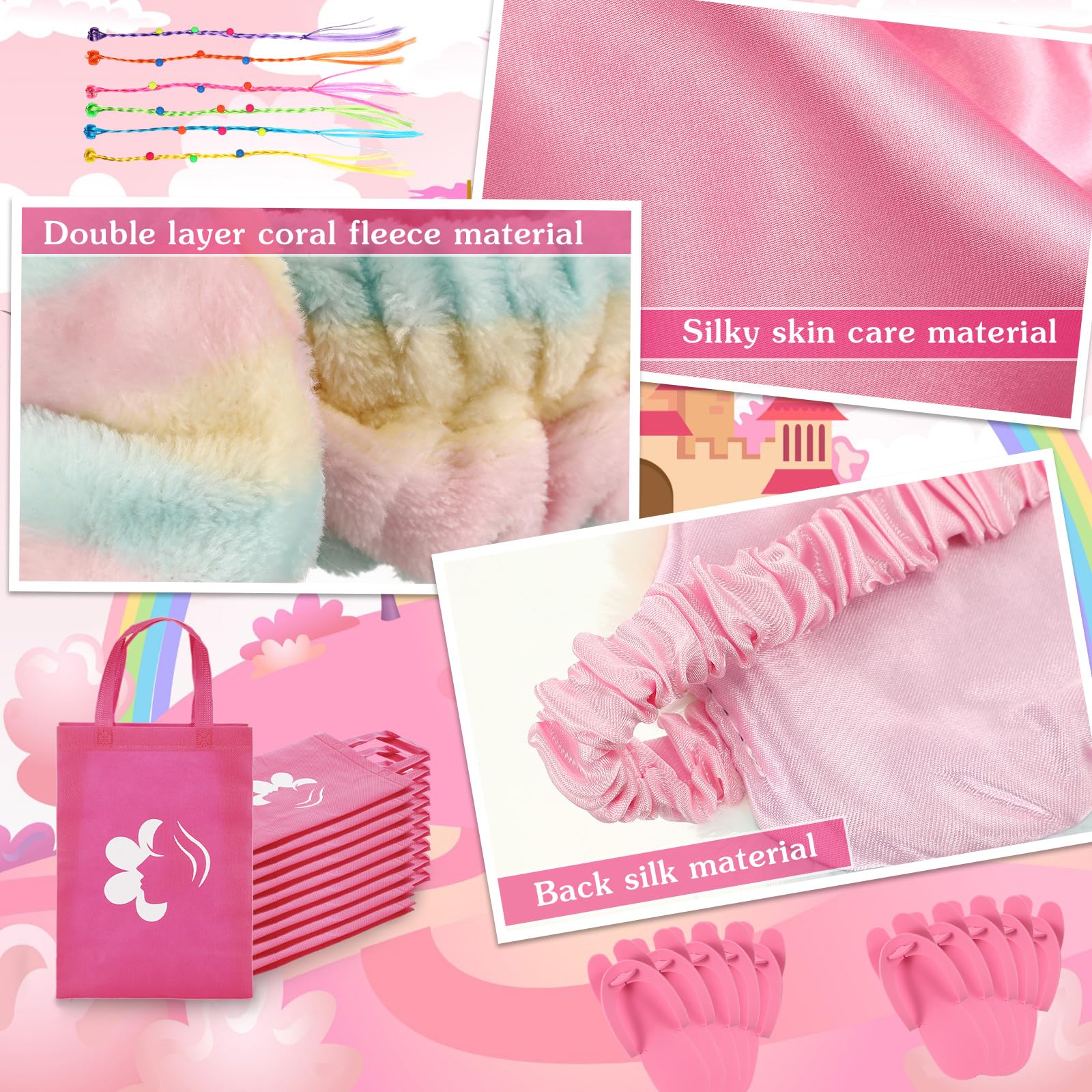 Toulite pink sleep masks offer soft, dark comfort for rest.