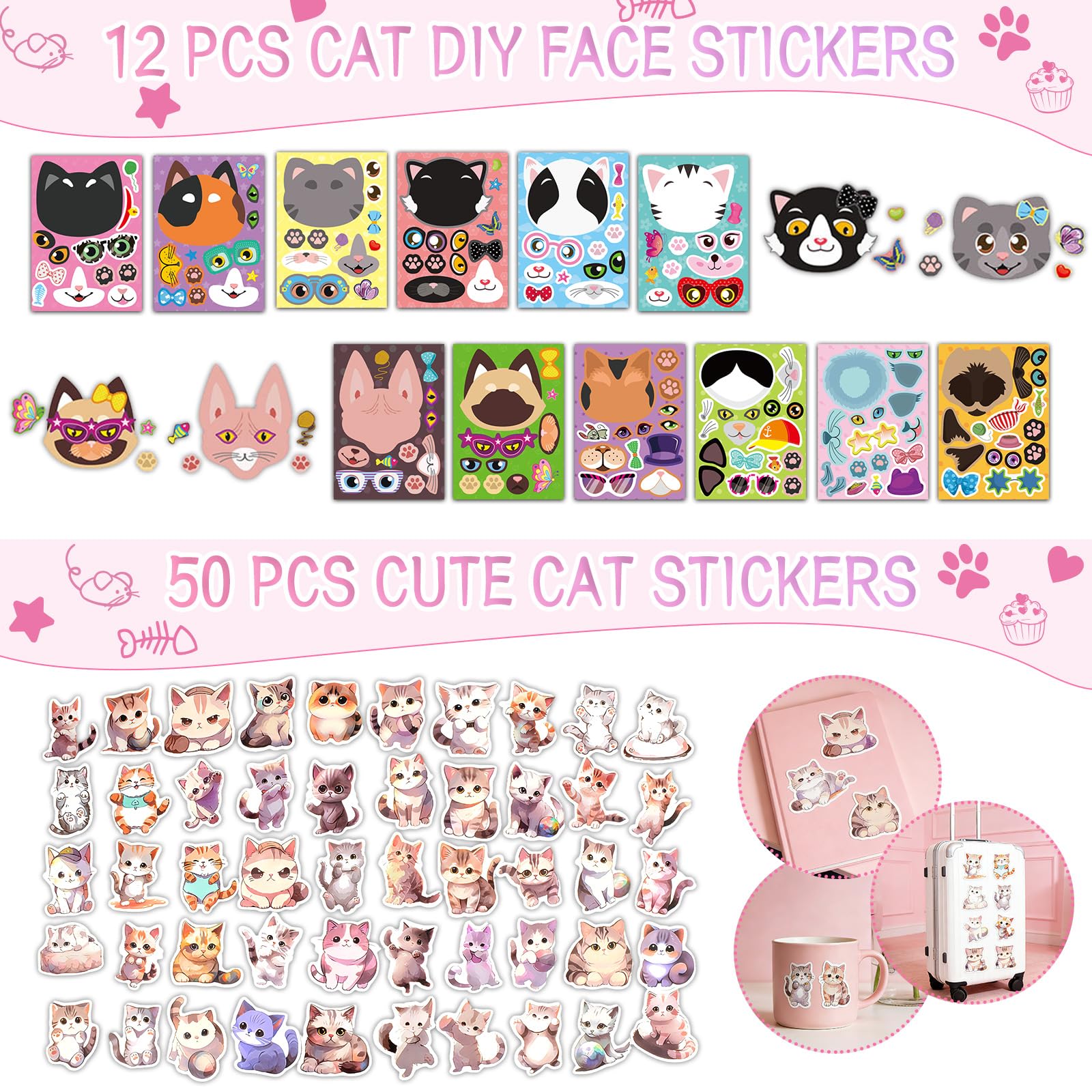 TOUPONS cat slap bracelets offer playful accessories for party games and outfits