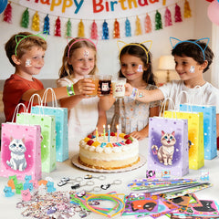 TOUPONS cat stickers collection adds decorative detail to treat bags and crafts