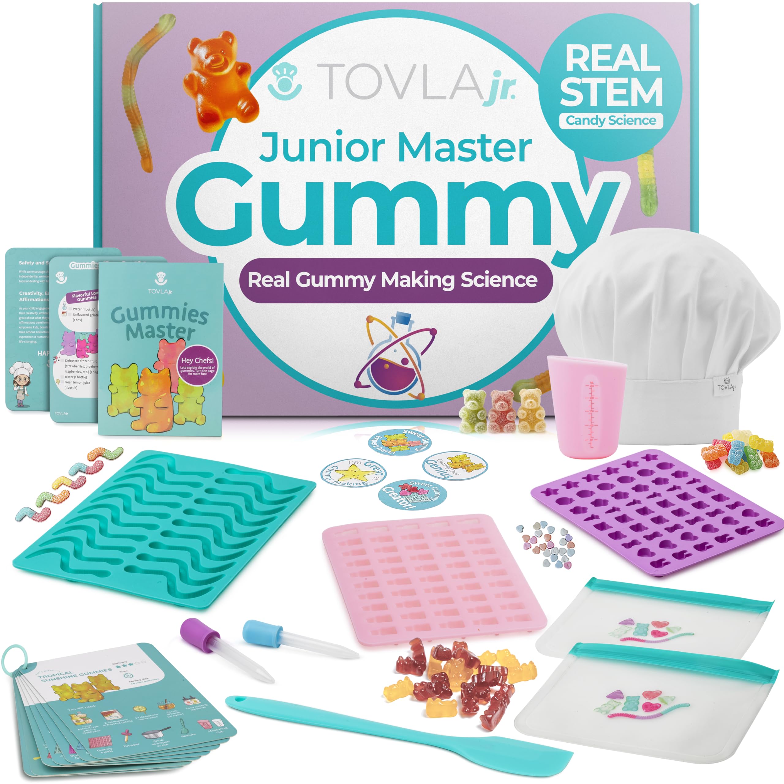 TOVLA JR gummy molds bear close-up for kid-friendly candy shapes