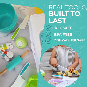 Tovla JR kitchen timer helps young bakers stay on track.
