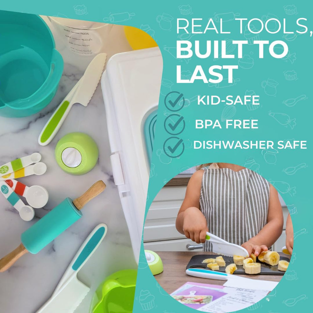 Tovla JR kitchen timer helps young bakers stay on track.