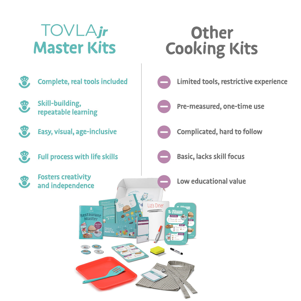 TOVLA JR 50-sheet order pad captures kid orders for realism