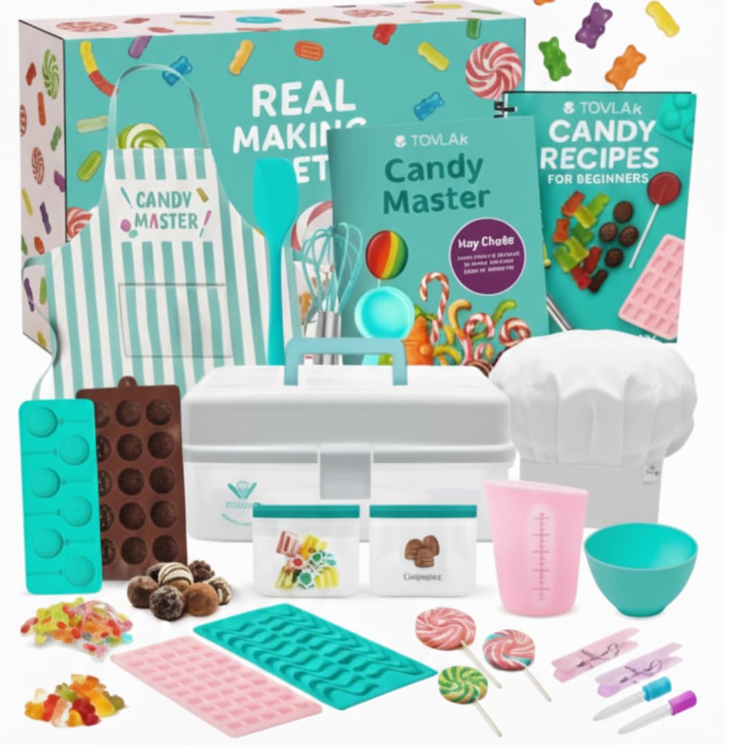 Tovla Jr ultimate candy lab toolset for safe, hands-on candy making