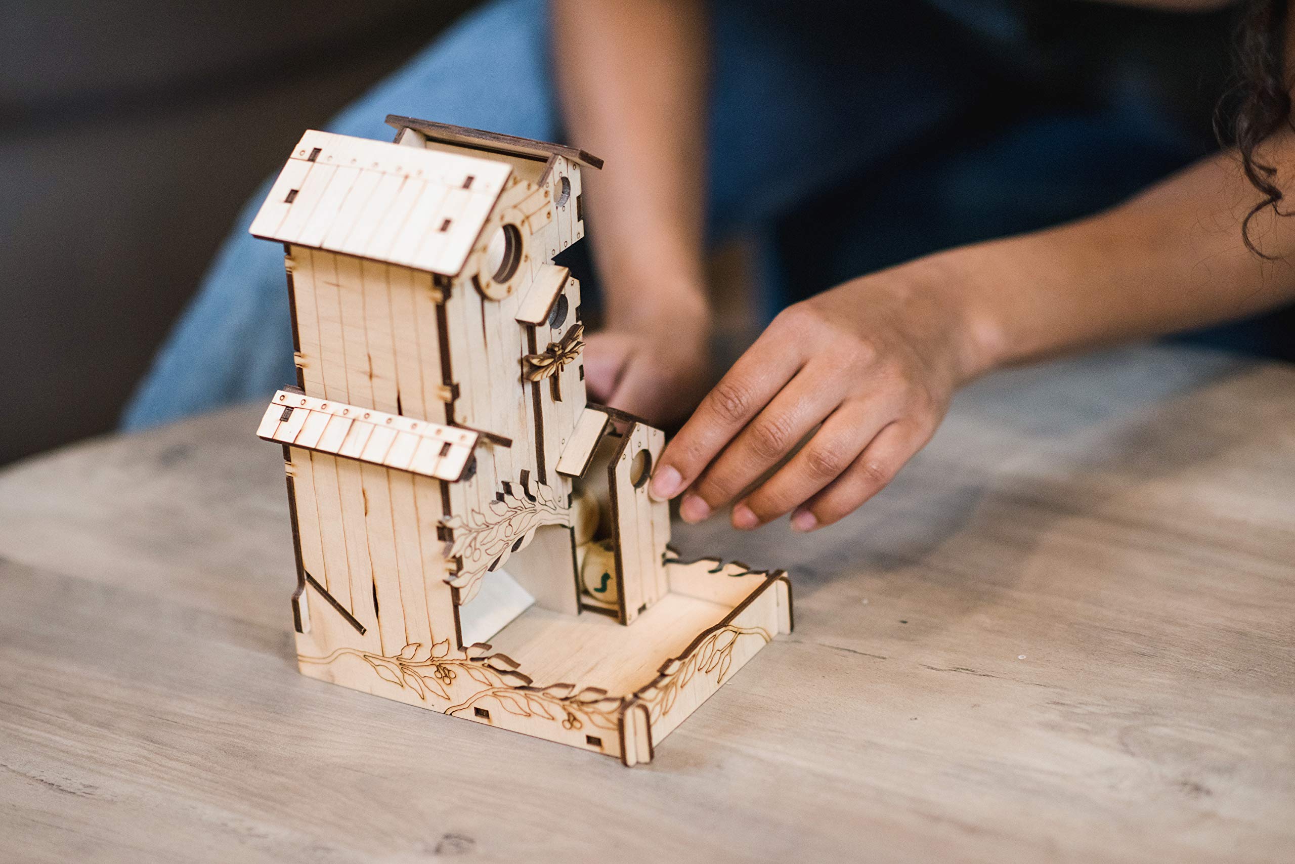 TowerRex Dice Tower uses durable materials for long-lasting tabletop sessions.