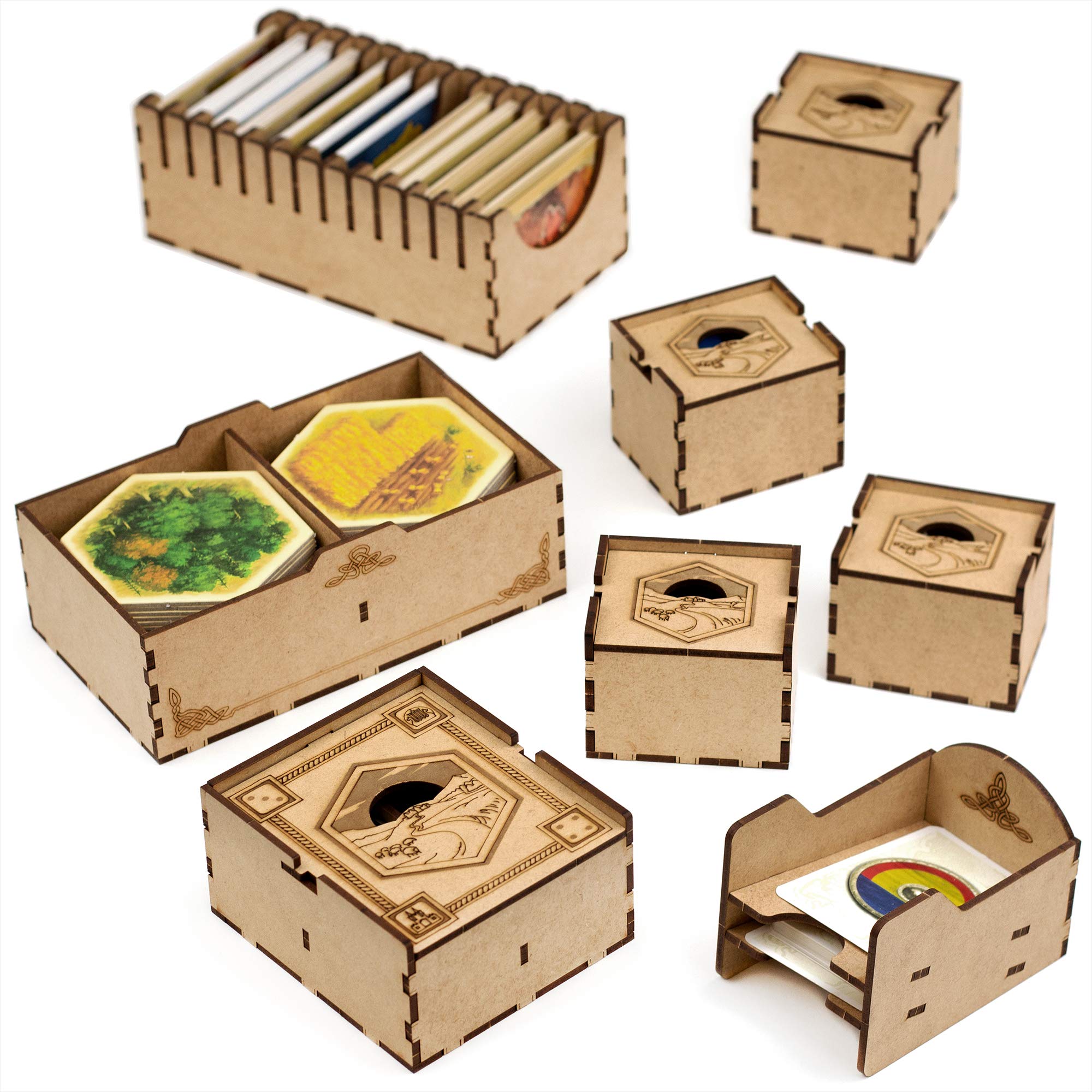 TowerRex organizer supports Seafarers expansion to keep voyage-ready pieces organized.