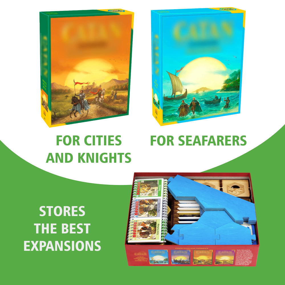 TowerRex storage insert protects game parts and speeds setup during play.