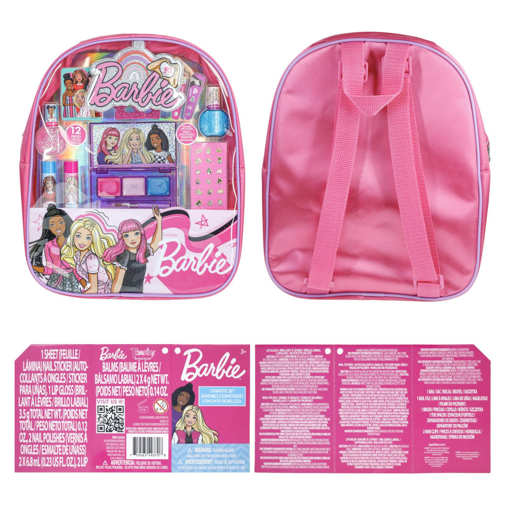 Townley Girl Barbie backpack closed and ready for on-the-go storage