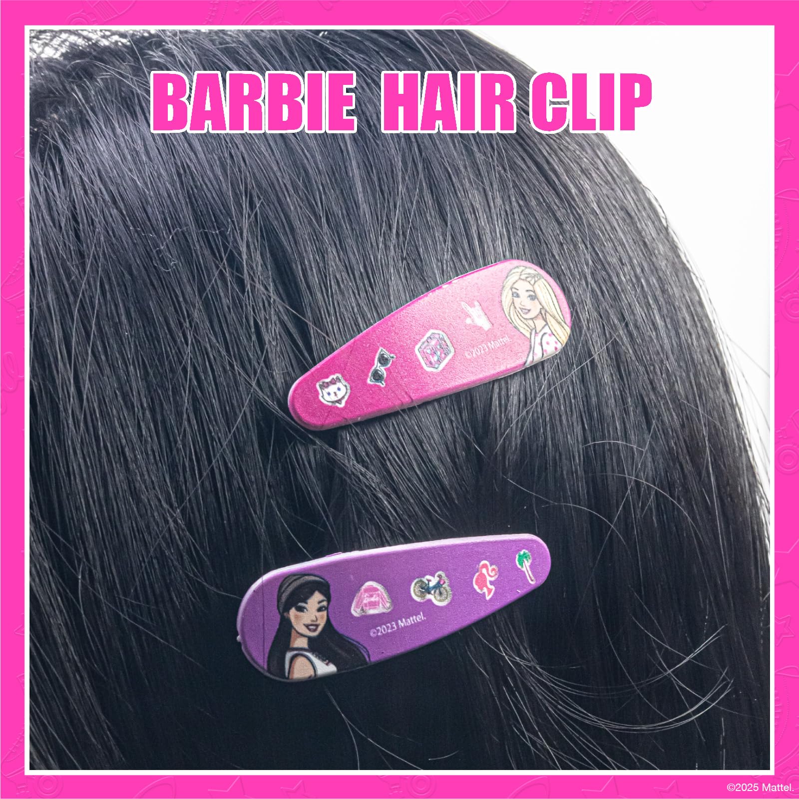 Townley Girl Barbie cotton candy lip gloss compact for playful shine