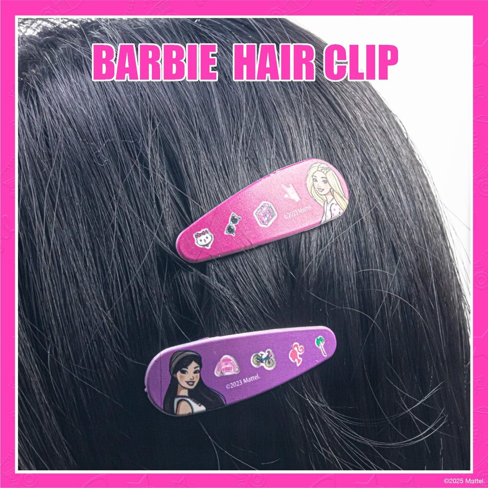 Townley Girl Barbie cotton candy lip gloss compact for playful shine
