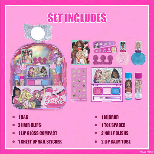 Townley Girl Barbie nail polish bubble gum scent shown for color fun