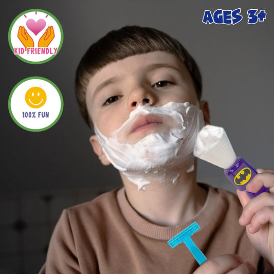 Townley Girl Batman toy razor designed for kid-safe grooming and role play