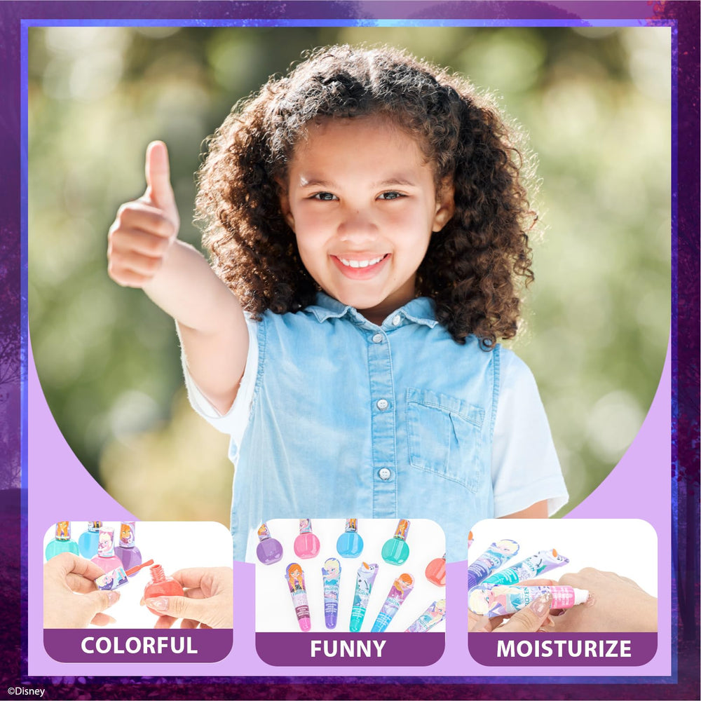 Townley Girl Disney Frozen 2 nail stickers create magic designs that pop on nails.