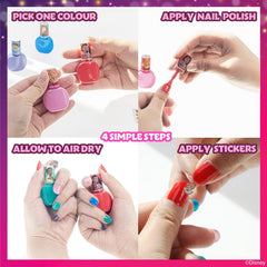 Townley Girl Disney Princess makeup kit open reveal playful palette and accessories