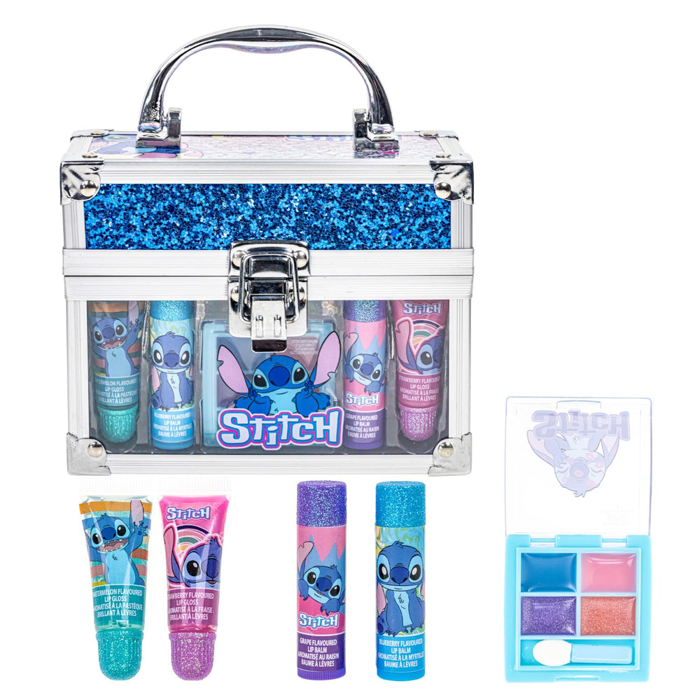 Townley Girl Disney Stitch train case front view for imaginative play