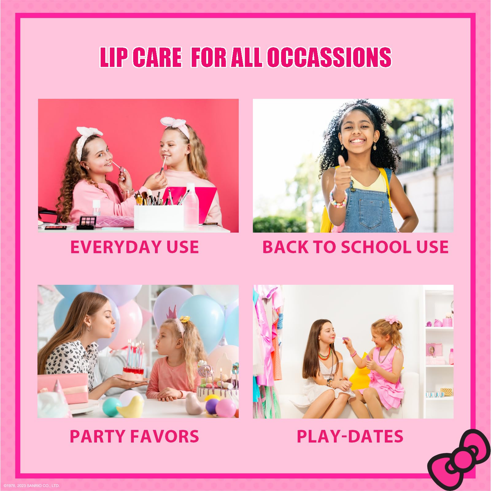 Townley Girl Hello Kitty bright pink cover close-up appealing to kids