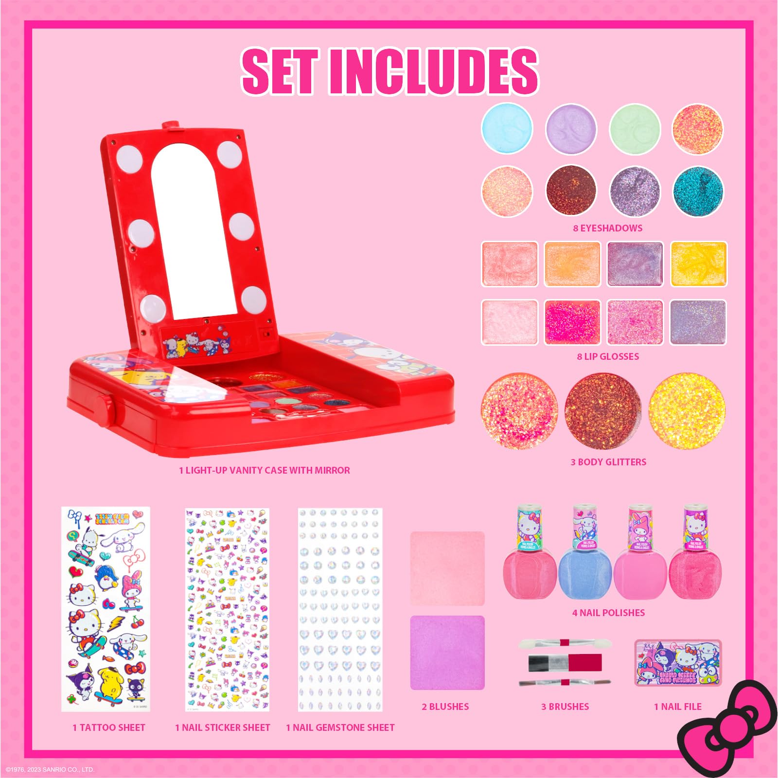 Townley Girl lip gloss wells for tiny hands
