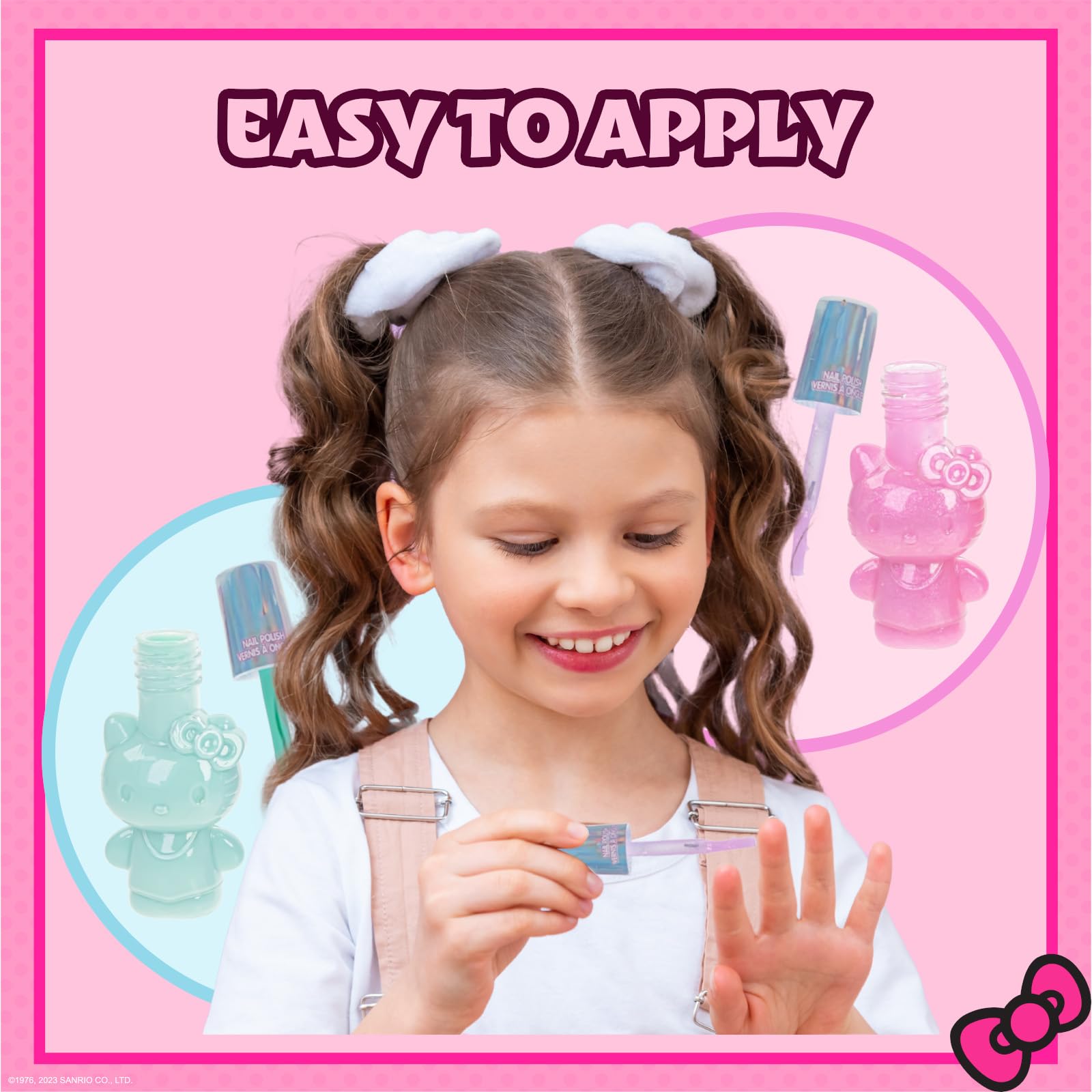 Townley Girl Hello Kitty makeup kit display makes a fun party activity for kids.