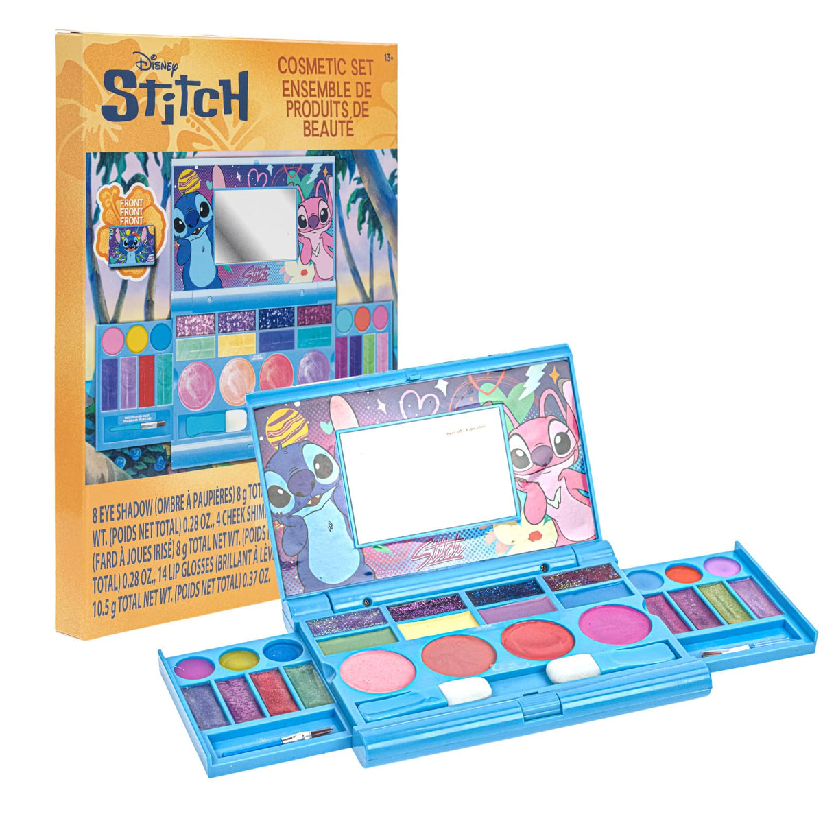 Townley Girl Stitch compact open lip gloss colors for playful party looks