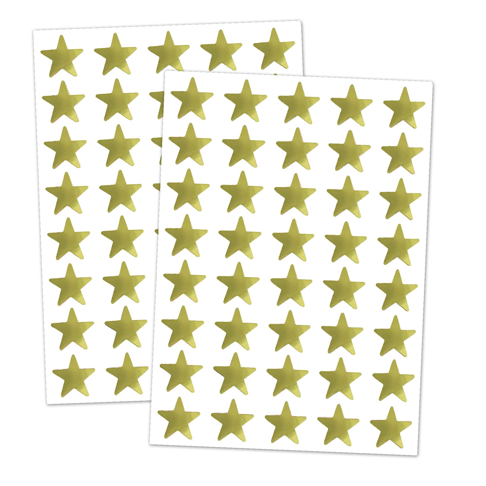 TownStix gold foil star 0.6-inch sticker for classroom rewards