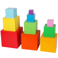TOWO 115 cm tower demonstration showing interactive building and fine motor play
