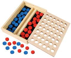 TOWO frame with velvet finish shows a classic wooden design for family games