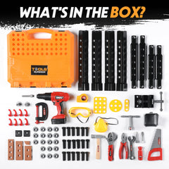 Toy Choi's 82pcs set features screws and nuts for hands-on projects.