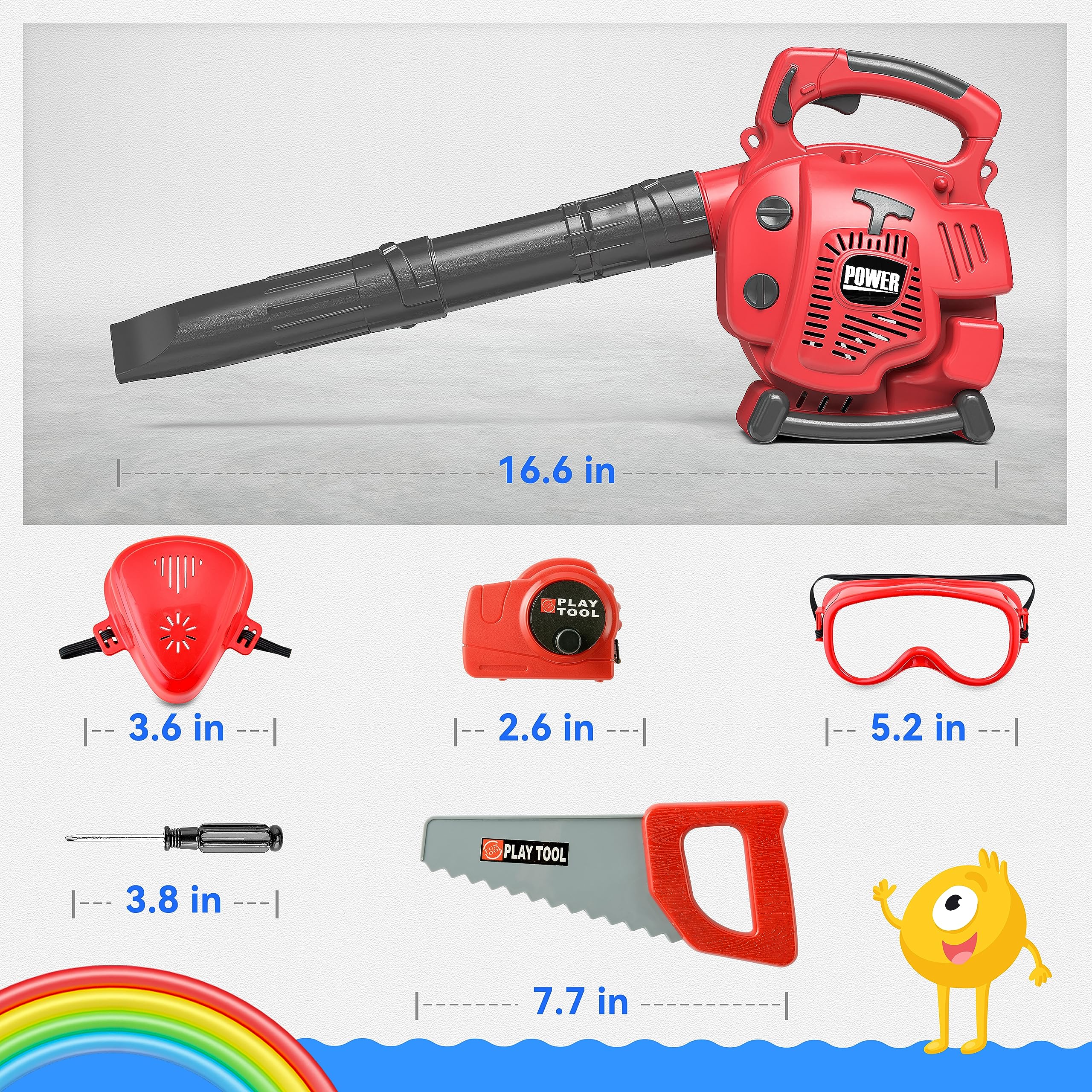 Toy Choi's ABS plastic design offers durable, kid-friendly construction.