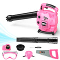 Toy Choi's Bubble Leaf Blower pink front view for outdoor play.