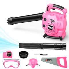 Toy Choi's Bubble Leaf Blower pink front view for outdoor play.