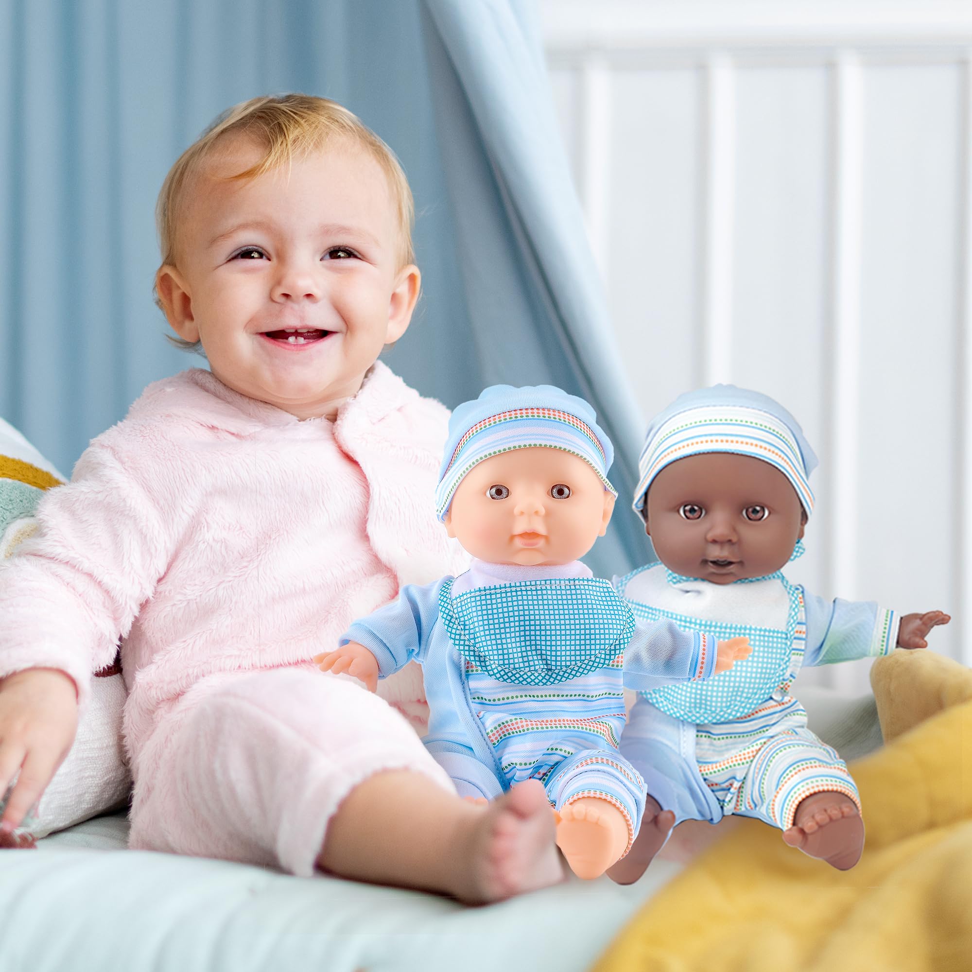 Toy Choi's doll accessories includes bowl, fork, spoon for feeding play