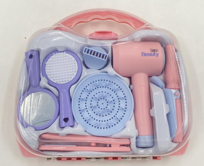 Battery-powered dryer adds realistic airflow during playtime with Toy Choi's set