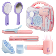 Toy Choi's set includes combs and curler for creative styling sessions