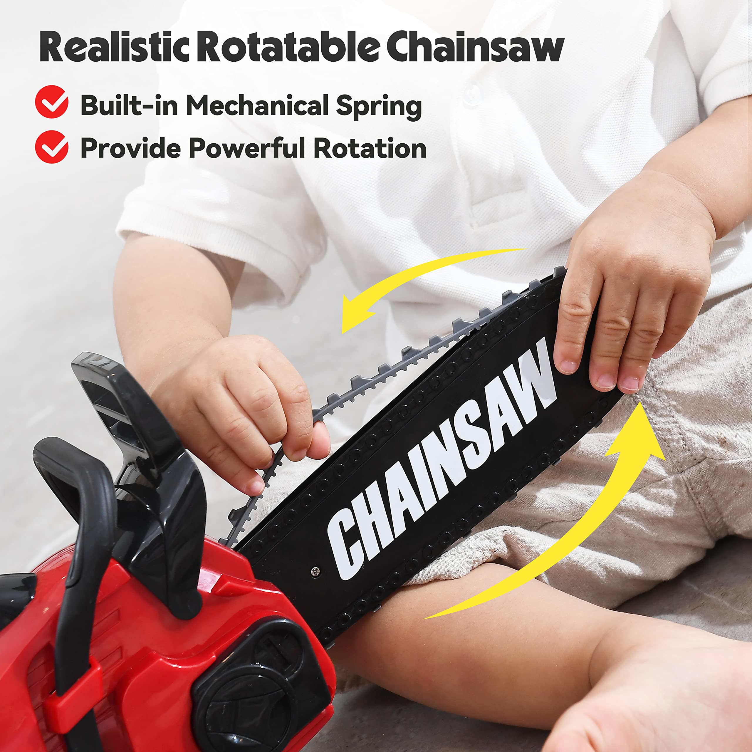 Toy Choi's chainsaw toy built with durable ABS plastic for daily play.